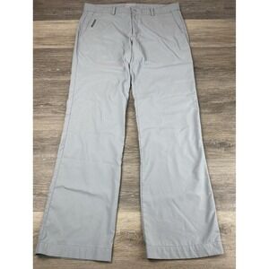 Nike Tour Performance Pants‎ Men 36X34 Light Gray Straight Leg Dri-Fit 509737